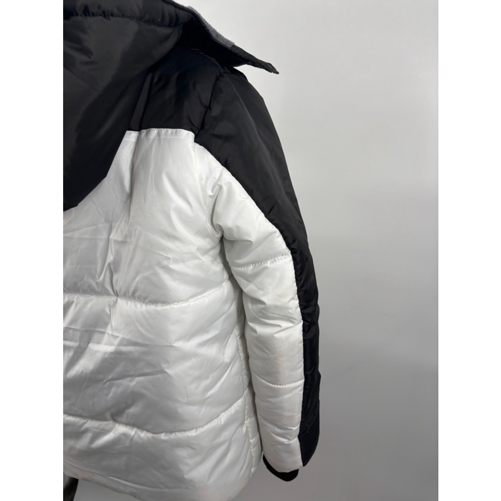 Boy’s Calvin Klein Puffer Jacket, Size M, White & Black - Picture 12 of 15